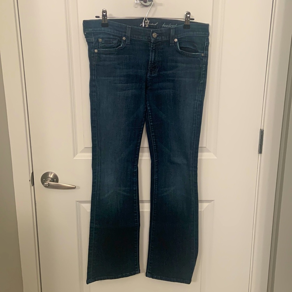 Seven For All Mankind Bootcut Dark Rinse Jeans Y2K